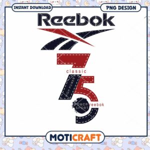 Reebok Classic Sports PNG Design Instant Download File