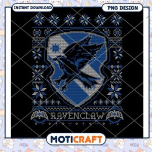 Ravenclaw Crest PNG Design for Instant Download Art Print