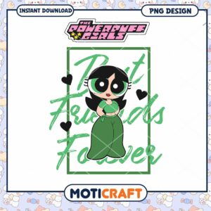 Powerpuff Girls PNG Design Best Friends Forever Art