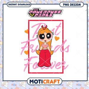 Powerpuff Girls Blossom Friends Forever PNG Instant Download
