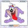 Playful Purple Cartoon Character PNG Instant Download Design