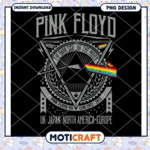 Pink Floyd The Dark Side of the Moon Tour PNG Design