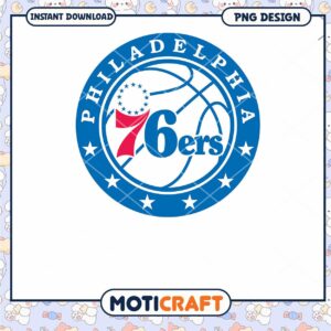 Philadelphia 76ers Logo PNG Instant Download Design File