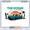 Ocean is Calling Retro Car Surfing PNG Design Download 2 Ocean is Calling Retro Car Surfing PNG Design Download