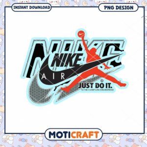 Nike Air Jordan PNG Design for Instant Download Art
