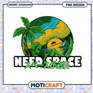 Need Space Alien Design PNG for Instant Download Art
