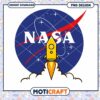 NASA Rocket PNG Design Instant Download for Space Lovers
