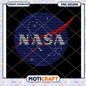 NASA Logo PNG Design Instant Download for Crafts and More