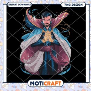Mystical Sorcerer PNG Design Instant Download Art Print