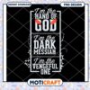 Mystical PNG Design Hand of God Dark Messiah Vengeful One