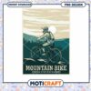 Mountain Bike Adventure PNG Design for Instant Download
