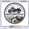 Motorcycle Service and Repair Workshop PNG Design Download