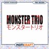 Monster Trio PNG Design Download for Creatives and Fans