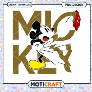 Mickey Mouse PNG Design Fun and Creative Instant Download