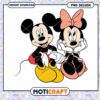 Mickey and Minnie Mouse PNG Instant Download for Crafts