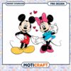 Mickey and Minnie Mouse Love Design Instant Download PNG File