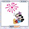 Mickey and Minnie Mouse Fireworks PNG Instant Download Design