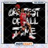 Michael Jordan Greatest Of All Time Basketball PNG Design