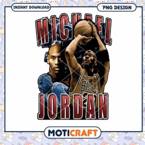 Michael Jordan PNG Design for Basketball Fans Downloadable