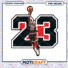 Michael Jordan Dunking Graphic PNG Design Instant Download