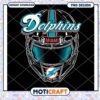 Miami Dolphins Helmet Artwork PNG Instant Download Design