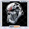 Menacing Skull PNG Design for Instant Download Art