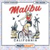 Malibu California Vintage Bike PNG Design for Download