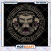 Majestic Lion and Skull PNG Digital Art Instant Download
