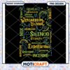 Magical Spell Words Art PNG Design for Instant Download