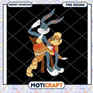Looney Tunes Cartoon Characters PNG Instant Download Design