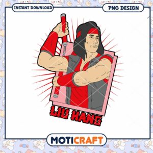 Liu Kang PNG Design for Instant Download Gaming Art