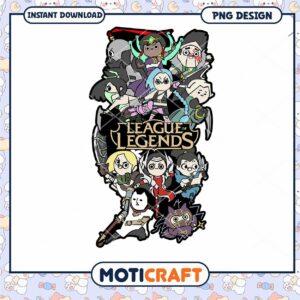 League of Legends Cartoon Characters PNG Instant Download