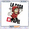 La Casa de Papel Character Graphic PNG Instant Download