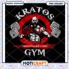 Kratos Gym Training Like a God PNG Downloadable Art