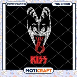 KISS Band PNG Design Instant Download for Fans and Creators