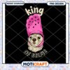 King of Selfie Cute Dog PNG Design for Instant Download