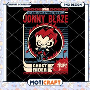Jonny Blaze Ghost Rider Marvel PNG Art Instant Download