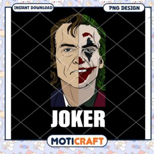 Joker PNG Design Instant Download for Creative Projects