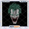 Joker Face PNG Design for Instant Download Art Projects