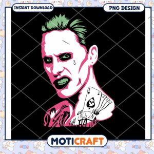 Joker Character Digital Art Download PNG Graphic Design