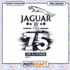 Jaguar 75 Years of Power Vintage PNG Design Download