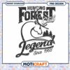 Hunting Forest Club Legend Vintage PNG Design Download