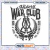 History War Club PNG Design for Instant Download Art