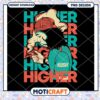Higher Vibe PNG Design for Instant Download Art Lovers