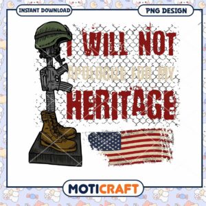 Heritage Pride PNG Design for Instant Download Art Print
