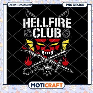 Hellfire Club Graphic Design Instant Download PNG File