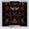 Harry Potter Inspired Christmas Sweater PNG Design Download
