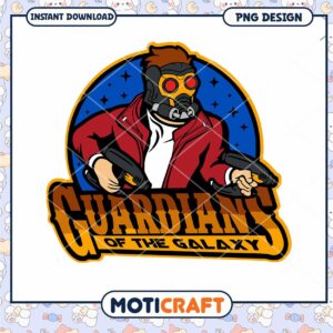 Guardians of the Galaxy Character PNG Instant Download Design