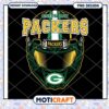 Green Bay Packers Helmet PNG Design Instant Download Art