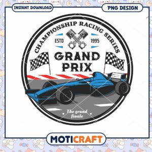 Grand Prix Championship Racing Series PNG Download Design